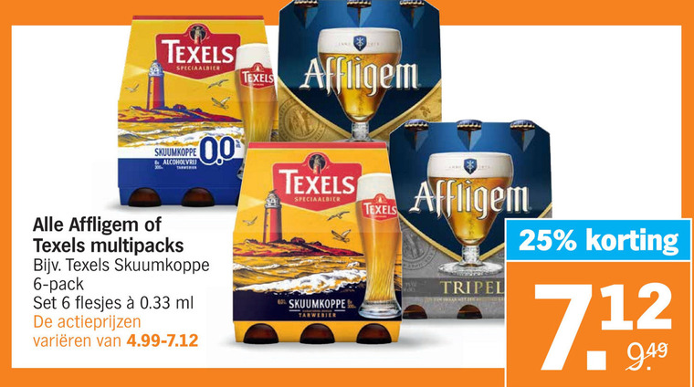 Texels   speciaalbier folder aanbieding bij  Albert Heijn - details