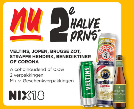 Straffe Hendrik   blikje bier, speciaalbier folder aanbieding bij  Jumbo - details