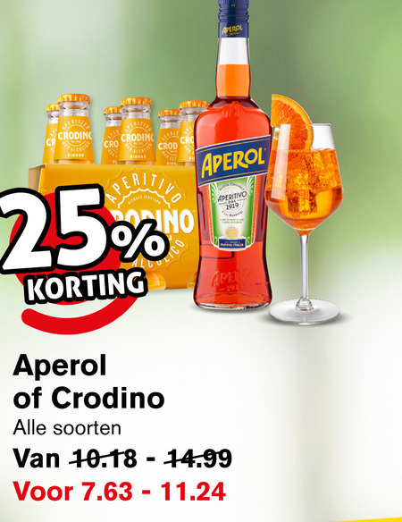 Aperol   aperitief folder aanbieding bij  Hoogvliet - details