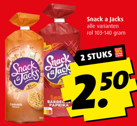 Snack a Jacks   rijstwafels folder aanbieding bij  Boni - details