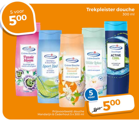 Trekpleister Huismerk   douchegel folder aanbieding bij  Trekpleister - details