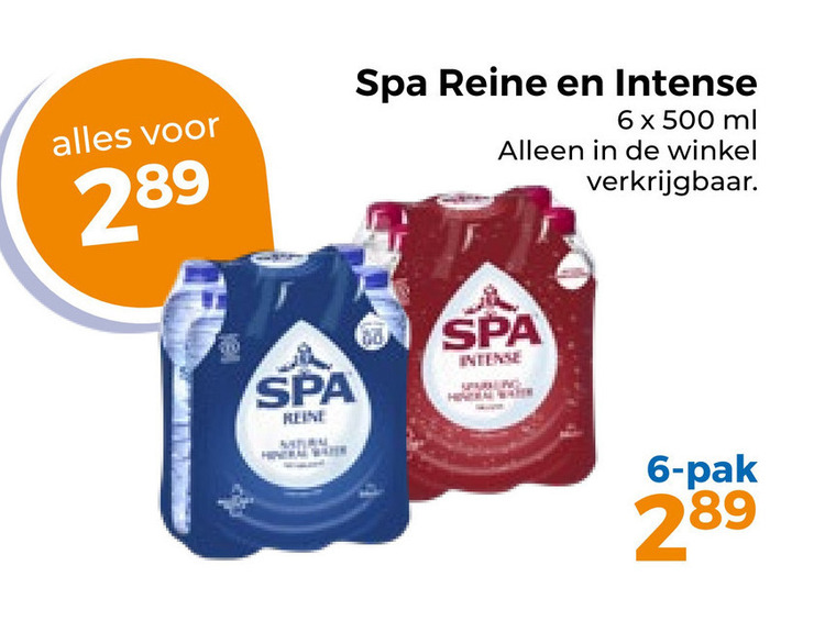 Spa   fruitdrank folder aanbieding bij  Trekpleister - details