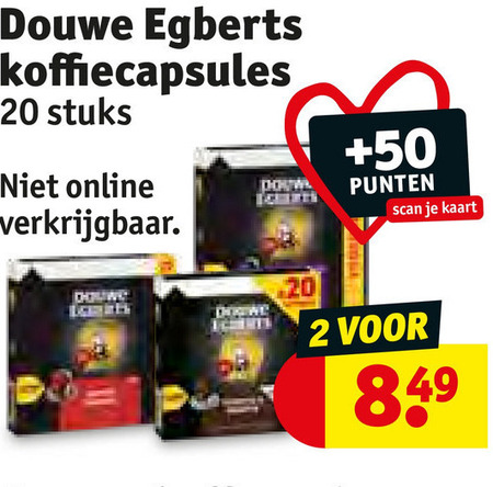 Douwe Egberts   koffiecups folder aanbieding bij  Kruidvat - details