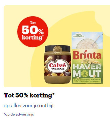 Brinta   pindakaas, havermout folder aanbieding bij  Bol.com - details