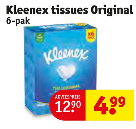 Kleenex   tissue folder aanbieding bij  Kruidvat - details