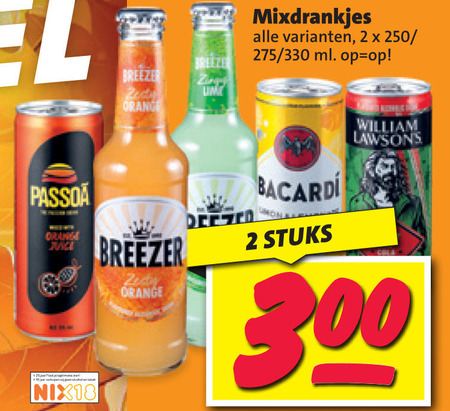 Breezer   mixdrank folder aanbieding bij  Nettorama - details