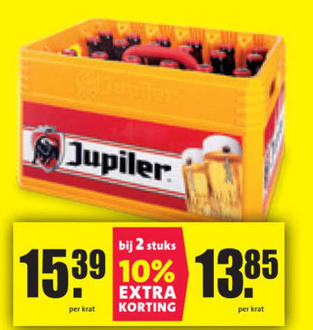 Jupiler   krat bier folder aanbieding bij  Nettorama - details