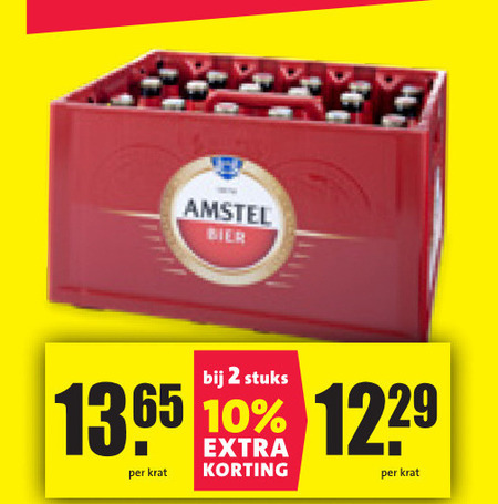 Amstel   krat bier folder aanbieding bij  Nettorama - details