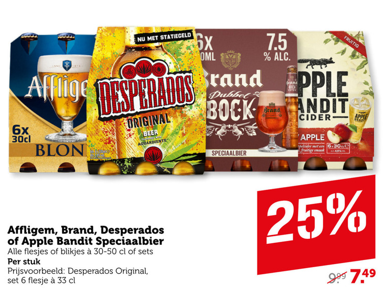 Desperados   appelcider, speciaalbier folder aanbieding bij  Coop - details