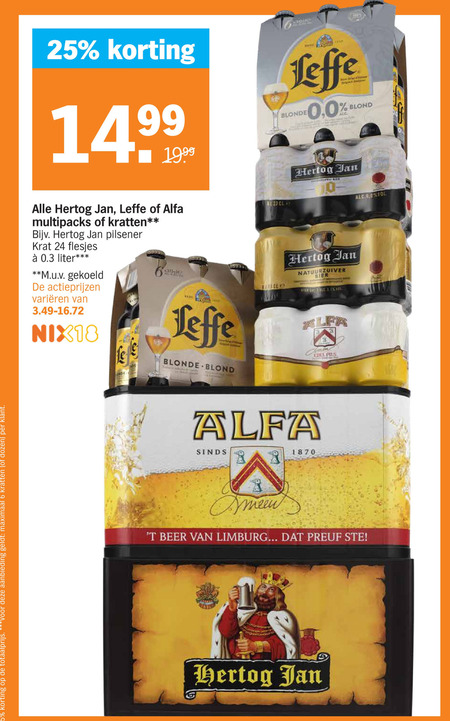 Amstel   speciaalbier, blikje bier folder aanbieding bij  Albert Heijn - details