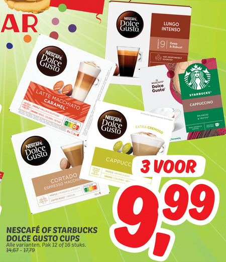 Nescafe   dolce gusto capsules folder aanbieding bij  Dekamarkt - details