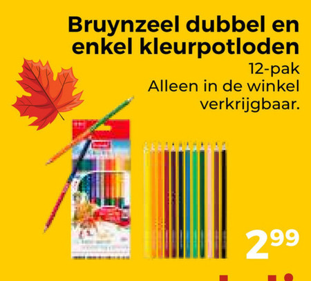 Bruynzeel   kleurpotloden folder aanbieding bij  Trekpleister - details