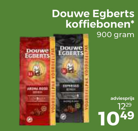 Douwe Egberts   koffiebonen folder aanbieding bij  Trekpleister - details