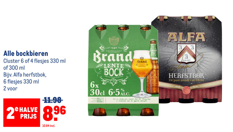 Brand   lentebokbier, bokbier folder aanbieding bij  Makro - details