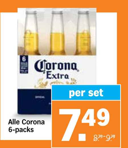 Corona   speciaalbier folder aanbieding bij  Albert Heijn - details