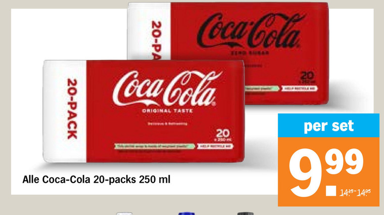 Coca-Cola   cola folder aanbieding bij  Albert Heijn - details