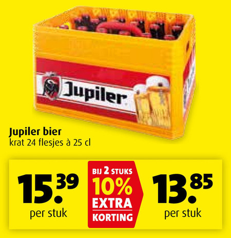 Jupiler   krat bier folder aanbieding bij  Boni - details