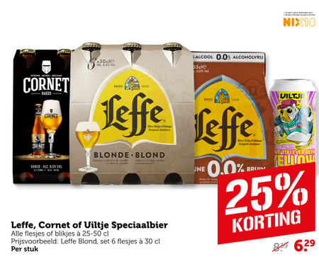 Cornet   speciaalbier, blikje bier folder aanbieding bij  Coop - details