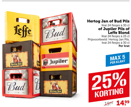 Bud   krat bier folder aanbieding bij  Coop - details