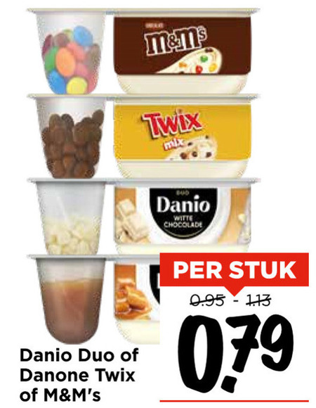 Danone Danio   toetje folder aanbieding bij  Vomar - details