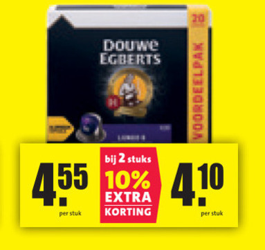 Douwe Egberts   koffiecups folder aanbieding bij  Nettorama - details