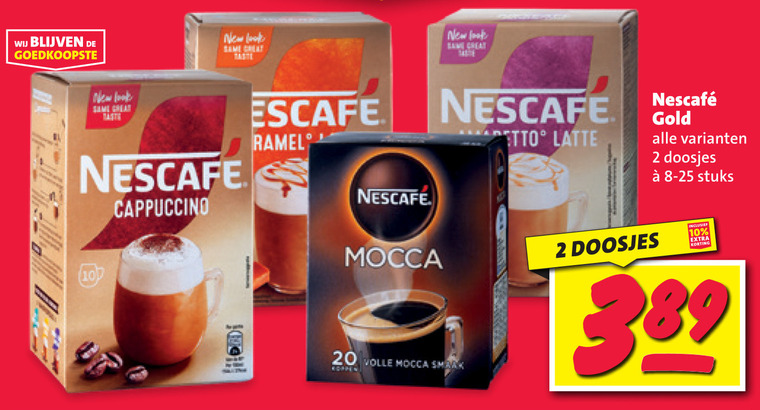 Nescafe   oploskoffie folder aanbieding bij  Nettorama - details