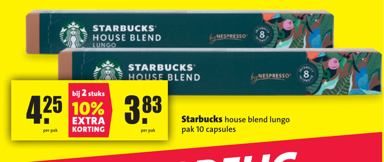 Starbucks   koffiecups folder aanbieding bij  Nettorama - details