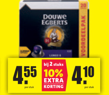 Douwe Egberts   koffiecups folder aanbieding bij  Nettorama - details