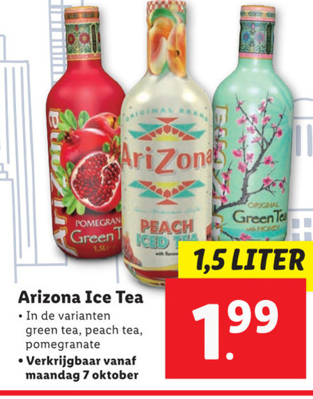 Arizona   ice tea folder aanbieding bij  Lidl - details