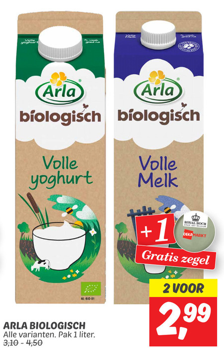 Arla   yoghurt, melk folder aanbieding bij  Dekamarkt - details