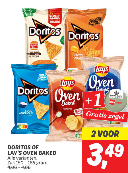 Lays   chips folder aanbieding bij  Dekamarkt - details