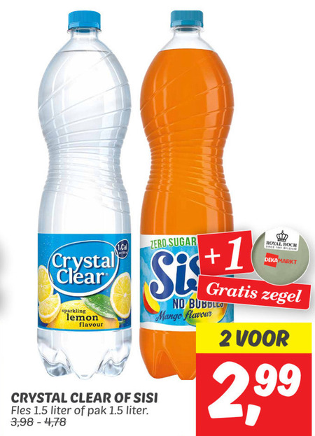 Sisi   frisdrank, fruitdrank folder aanbieding bij  Dekamarkt - details