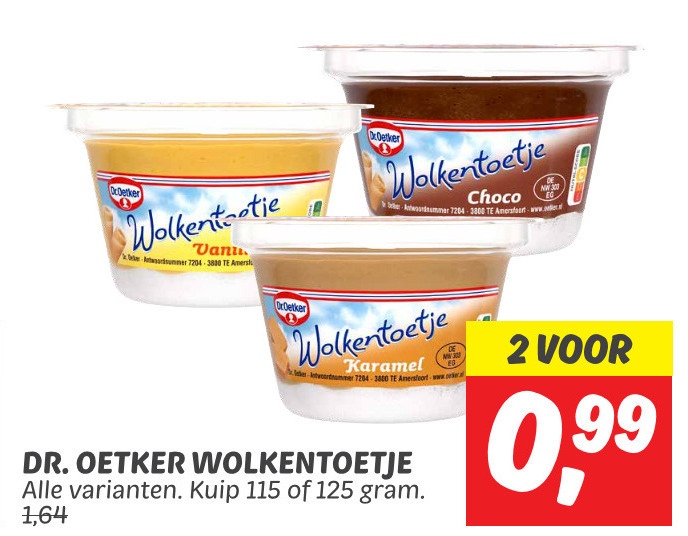 Dr Oetker   toetje folder aanbieding bij  Dekamarkt - details