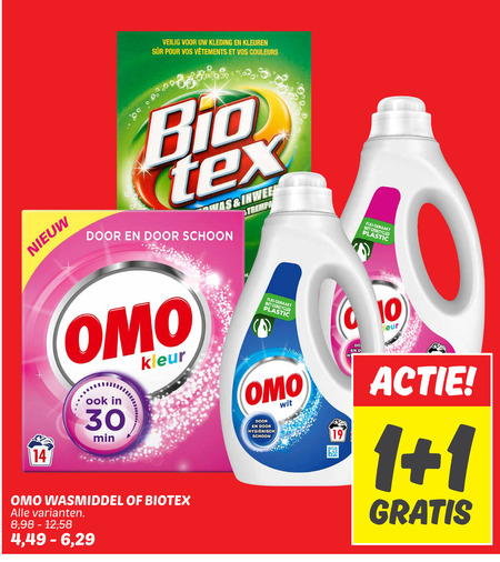 Biotex   handwasmiddel, wasmiddel folder aanbieding bij  Dekamarkt - details