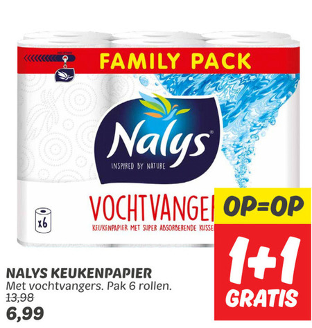 Nalys   keukenpapier folder aanbieding bij  Dekamarkt - details