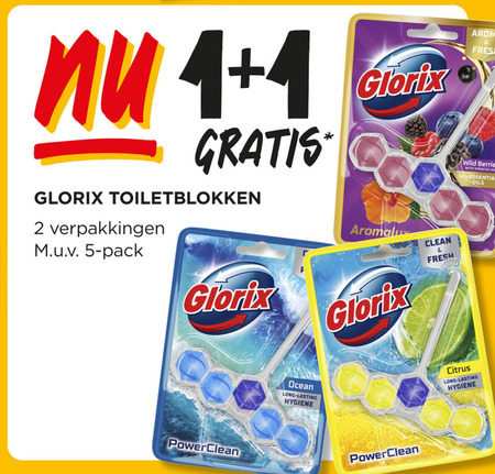 Glorix   toiletblok folder aanbieding bij  Jumbo - details