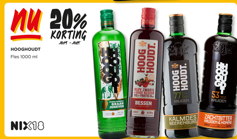 Hooghoudt   berenburg, jenever folder aanbieding bij  Jumbo - details