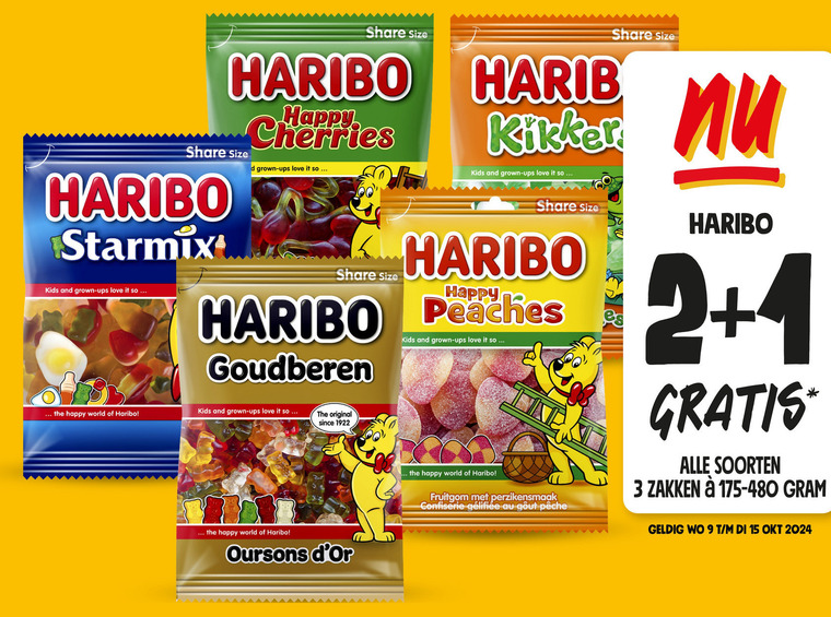 Haribo   snoep folder aanbieding bij  Jumbo - details