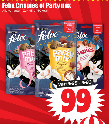 Felix   kattenvoer folder aanbieding bij  Dirk - details