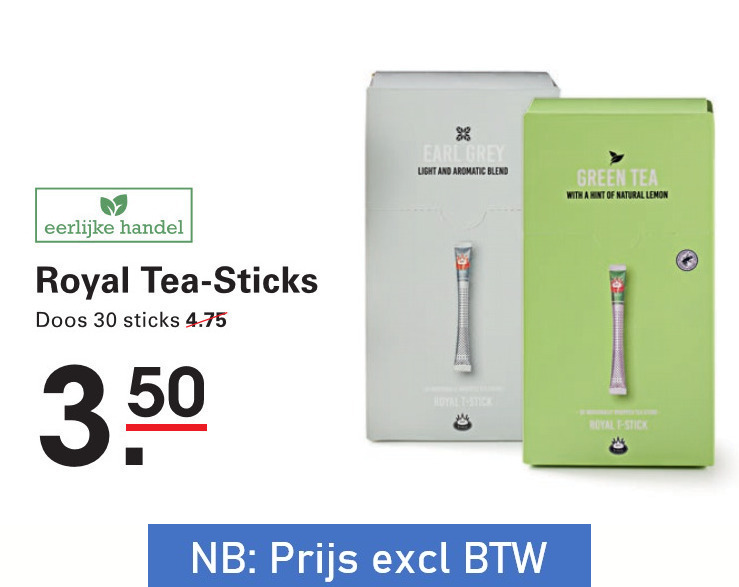 royal   thee folder aanbieding bij  Sligro - details