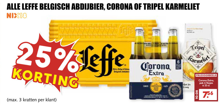 Leffe   speciaalbier, blikje bier folder aanbieding bij  MCD Supermarkt Basis - details