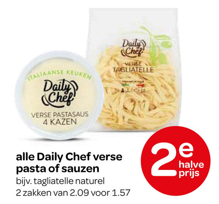 Daily Chef   tagliatelle, pasta folder aanbieding bij  Spar - details