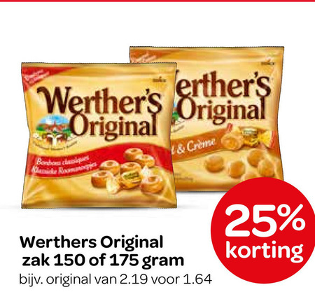 Werthers Original   snoep folder aanbieding bij  Spar - details