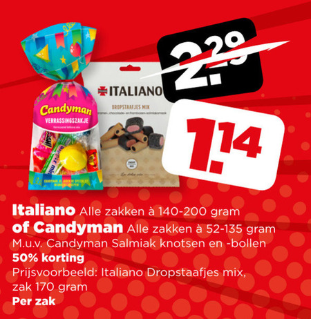 Candyman   drop, snoep folder aanbieding bij  Plus - details