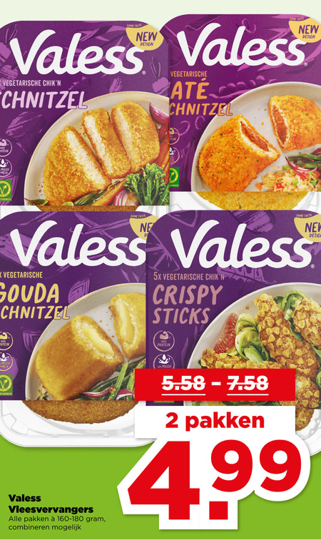 Valess   vegetarisch folder aanbieding bij  Plus - details