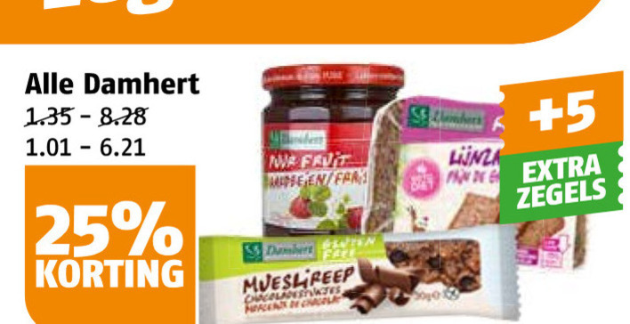 Damhert   glutenvrijassortiment folder aanbieding bij  Poiesz - details