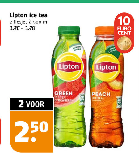 Lipton   ice tea folder aanbieding bij  Poiesz - details