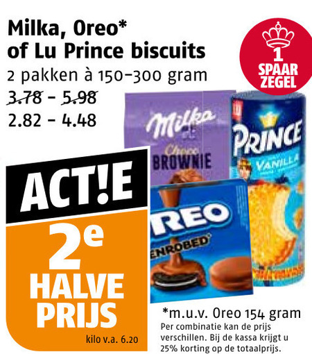 Milka   biscuits folder aanbieding bij  Poiesz - details