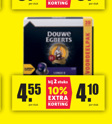 Douwe Egberts   koffiecups folder aanbieding bij  Nettorama - details