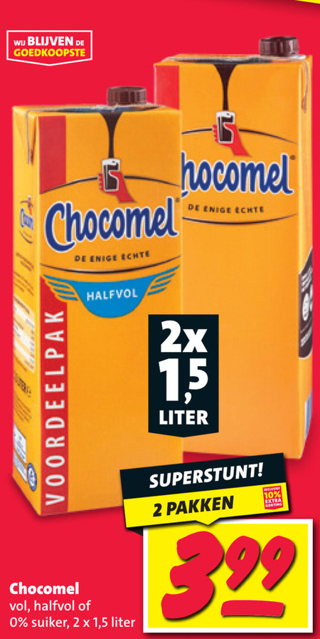 Chocomel   chocolademelk folder aanbieding bij  Nettorama - details